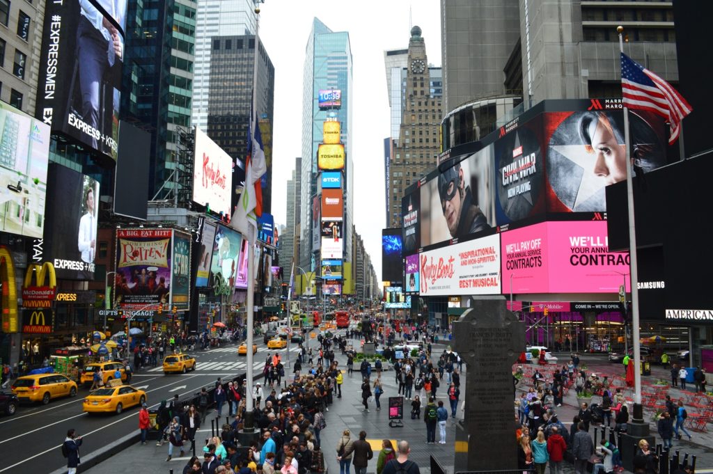 Times Square overdag NY